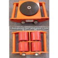 Heavy duty machine steerable roller skates